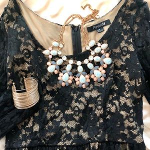 F21 Black Lace Dress